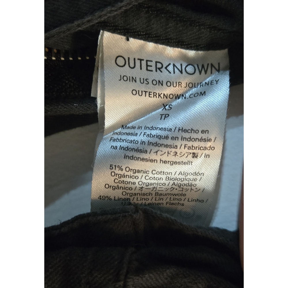 Outerknown XS Utility Zip-up Coveralls Organic Cotton Linen Unique Patch - Picture 6 of 10